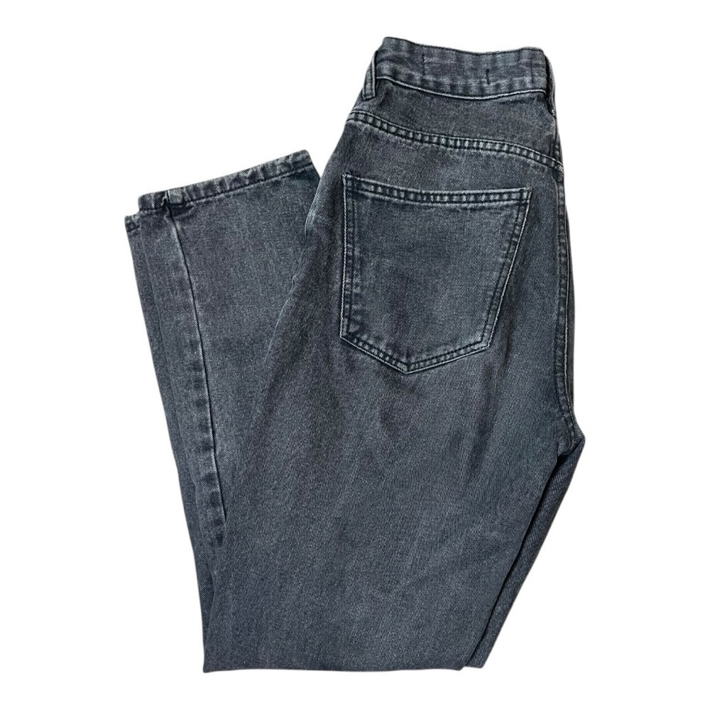 Cotton:On High Waisted Mom Jean Black Wash Ankle Cropped size 4 - Picture 7 of 10